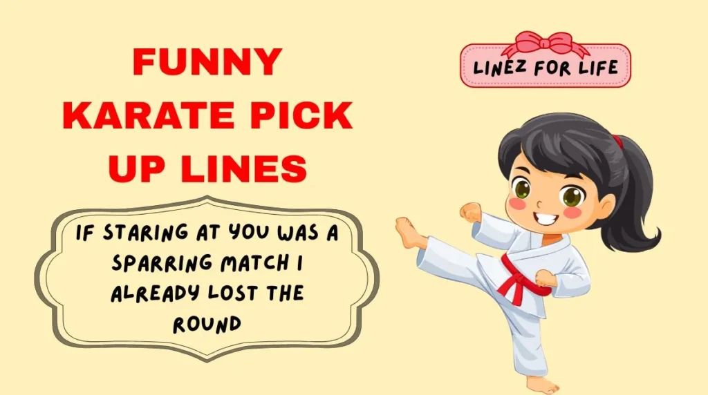 Funny Karate Pick Up Lines