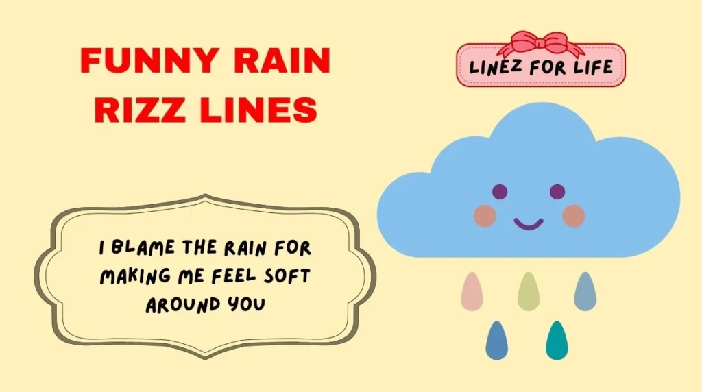 Funny Rain Rizz Lines