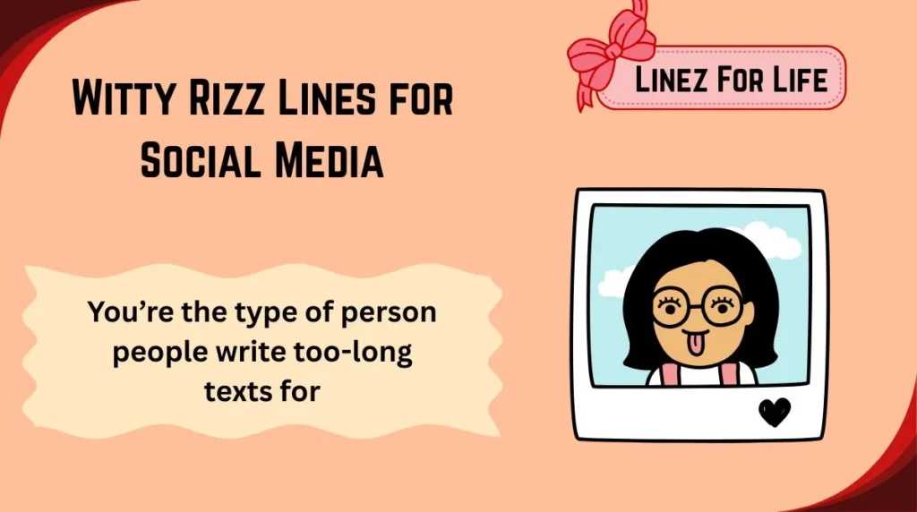 Witty Rizz Lines for Social Media