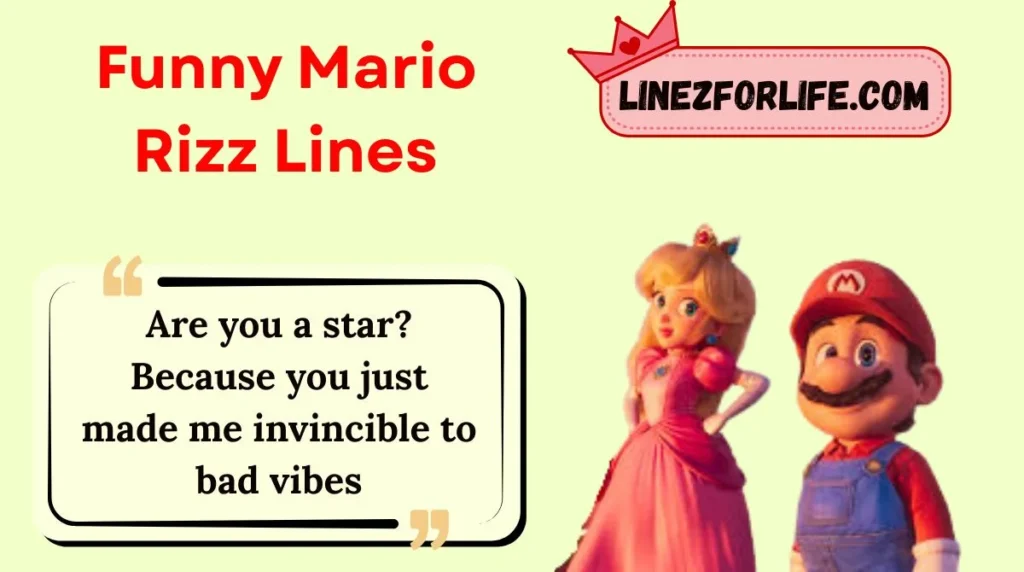 Funny Mario Rizz Lines