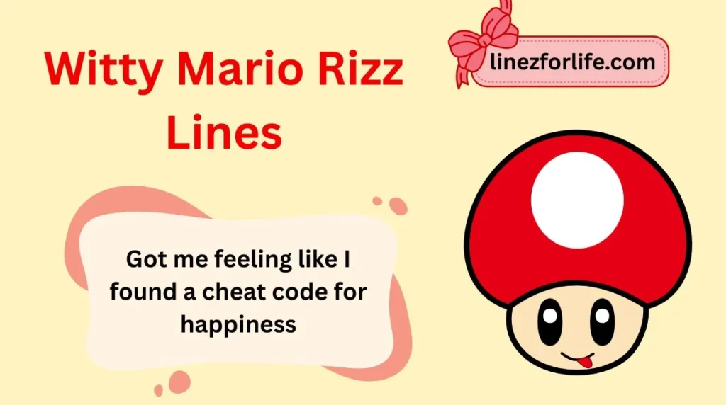 Witty Mario Rizz Lines