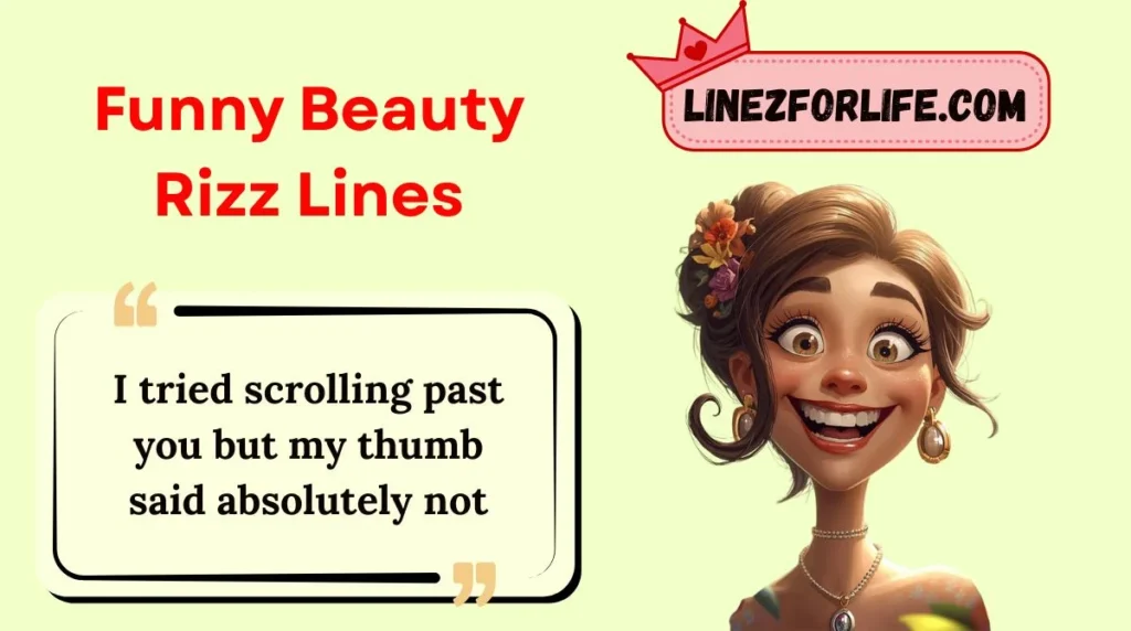 Funny Beauty Rizz Lines