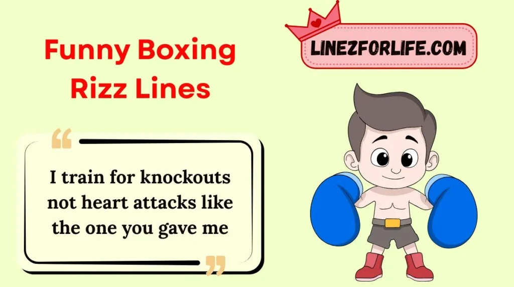 Funny Boxing Rizz Lines