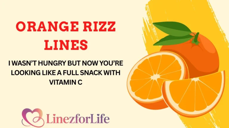 Orange Rizz Lines