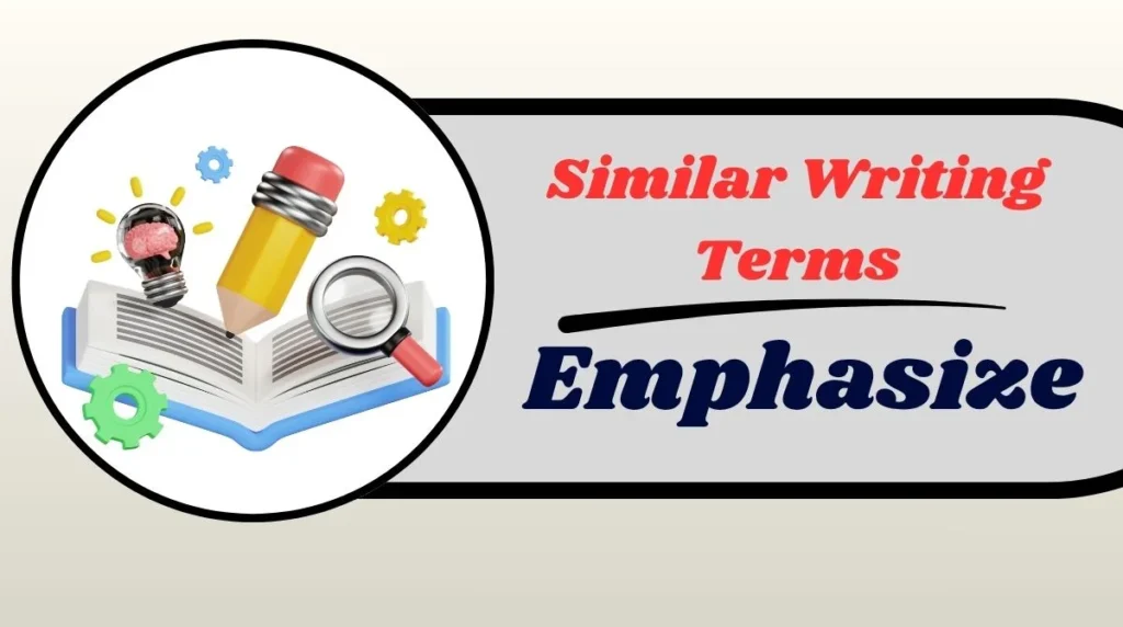 Similar Writing Terms